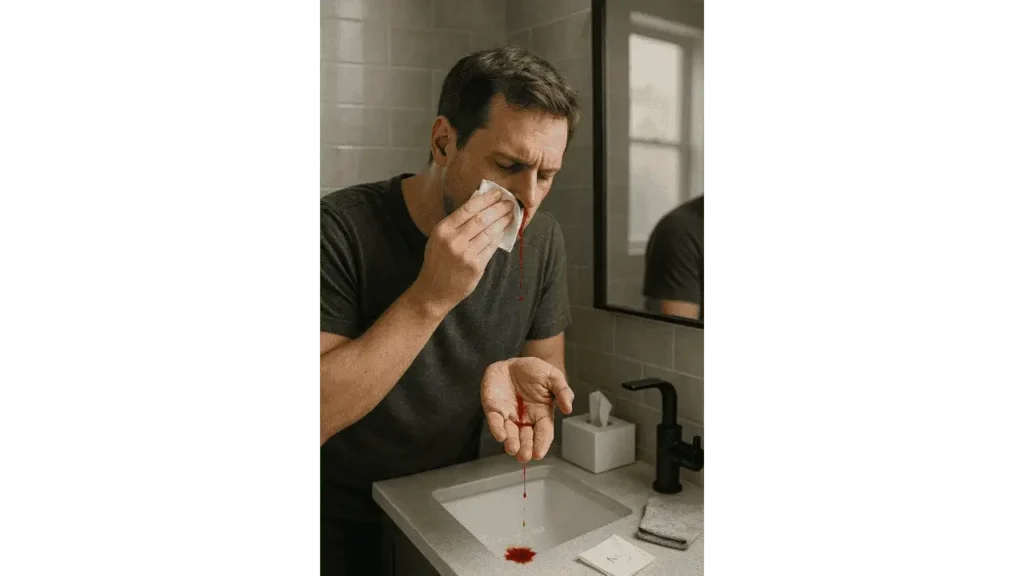 dream about bleeding nose.