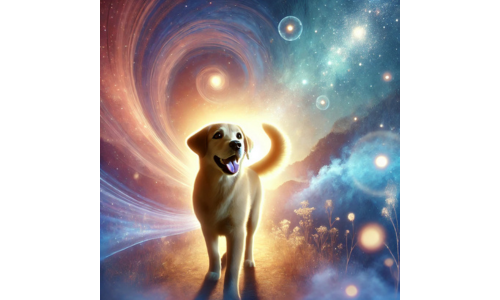 watching a dog wagging a tail in dream