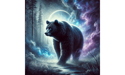 Dreaming about a black bear