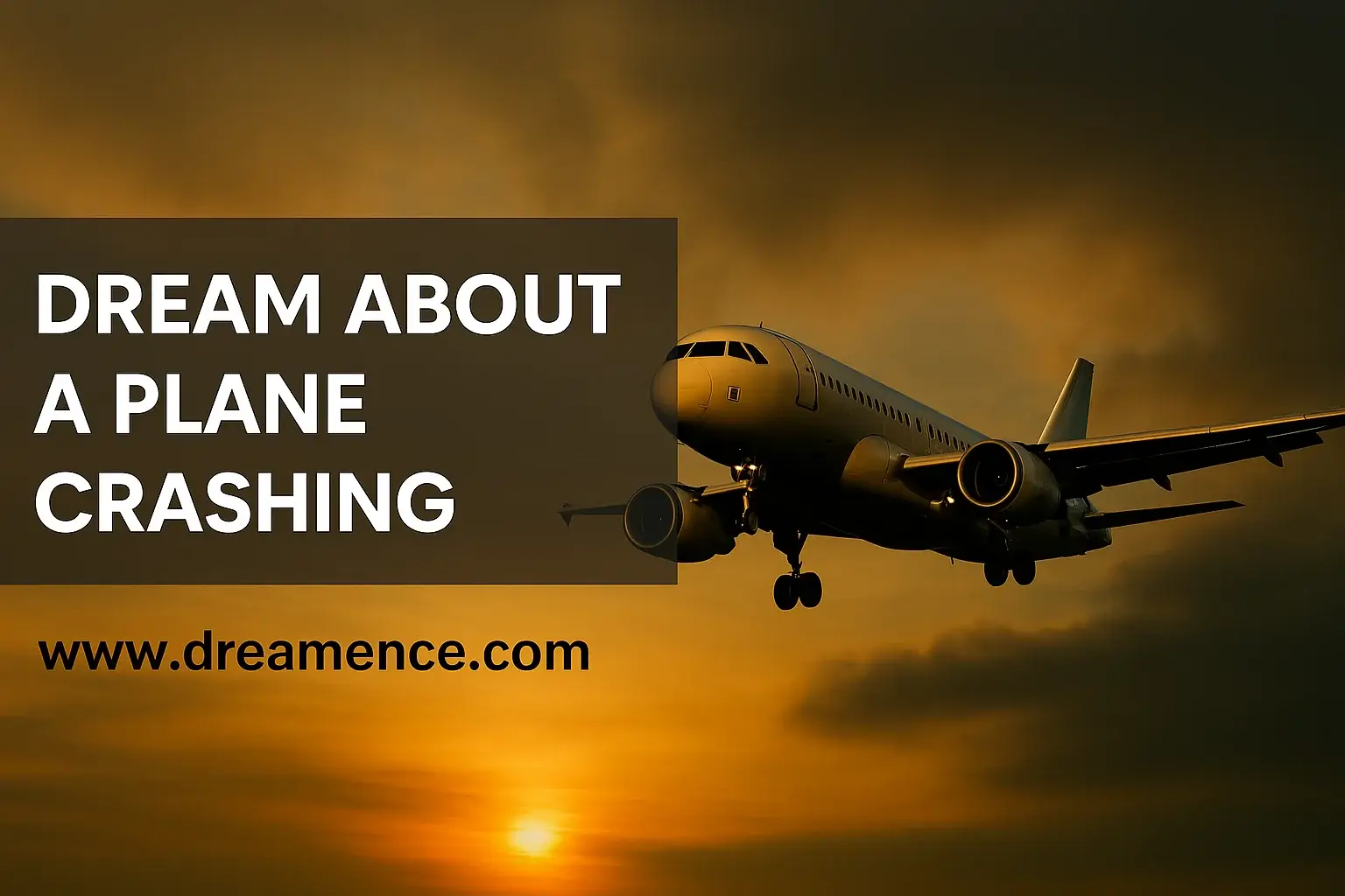 dream about a plane crashing