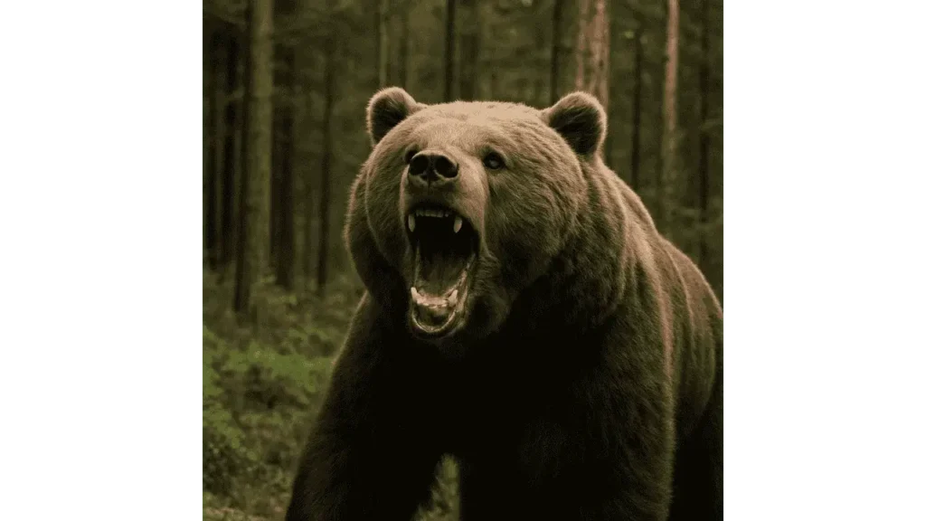 dream about bear attacking family.