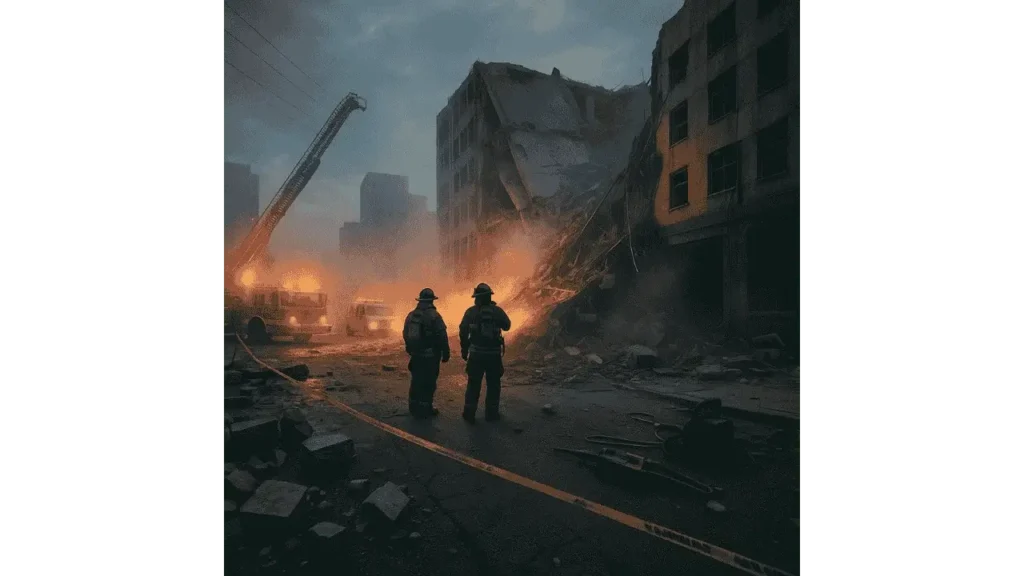 dream about building collapse.